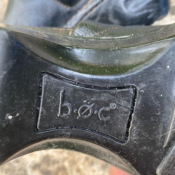 b.o.c. Born Concept Schroeder Black Mules Clogs Slip On Shoes Size 9/40.5 - Picture 10 of 11